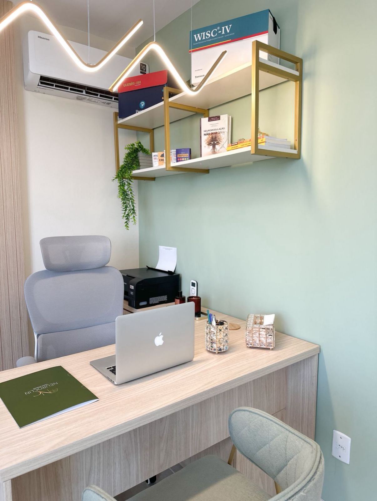 Sala de avaliação neuropsicológica da Neuroclin